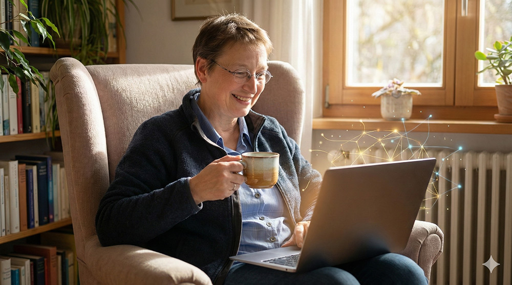 Maike zeigt KI it Leichtigkeit